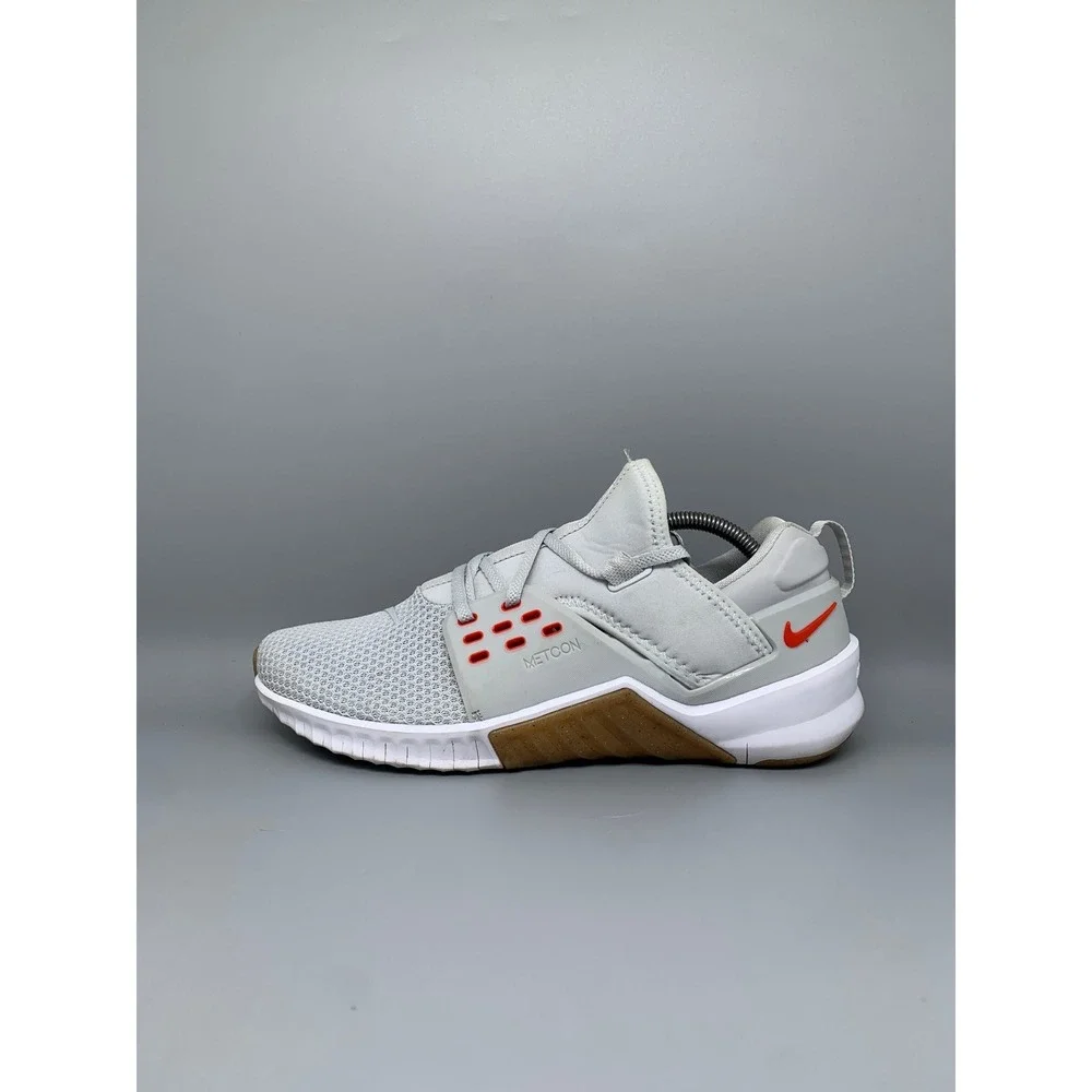 Nike Free Metcon 2 Wolf Grey Red Crosstraining Shoes AQ8306-061 Men's Sz 10.5